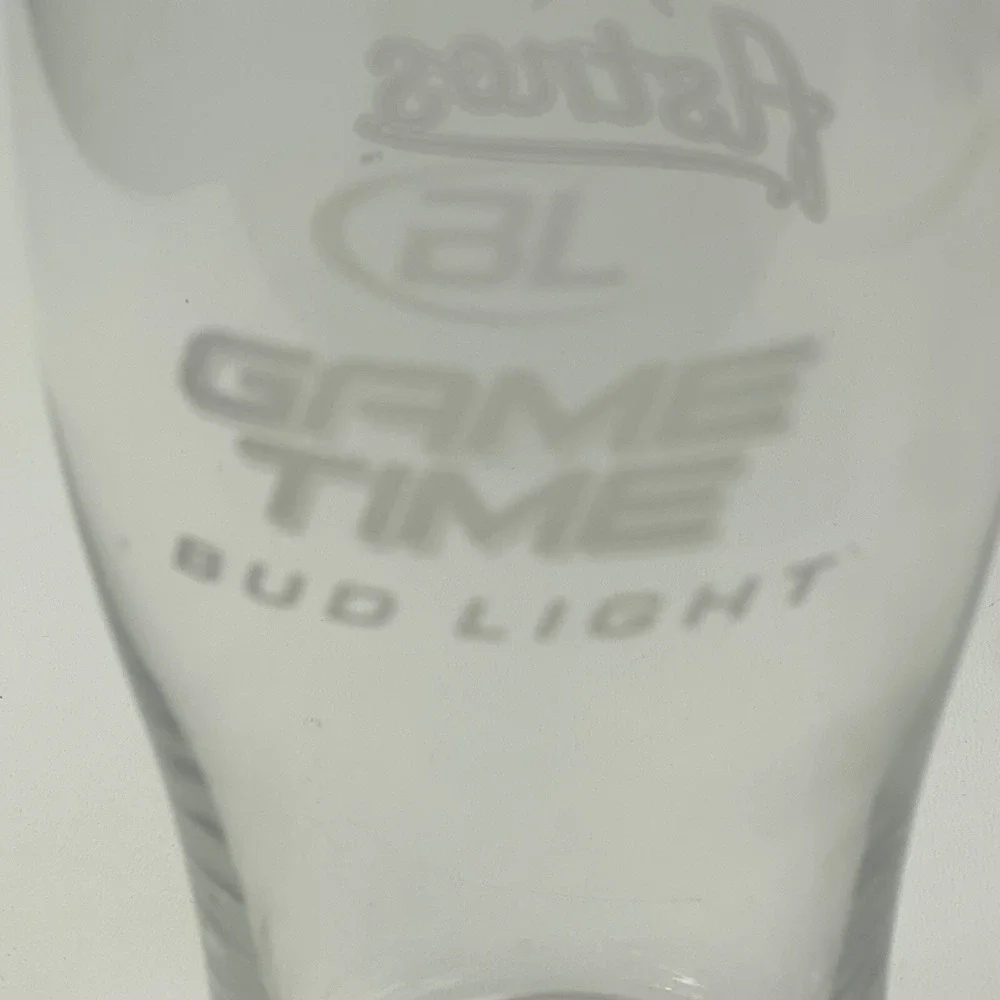 Houston Astros Pint Glass SGA Budweiser Beer Cup Mug MLB‎ Baseball